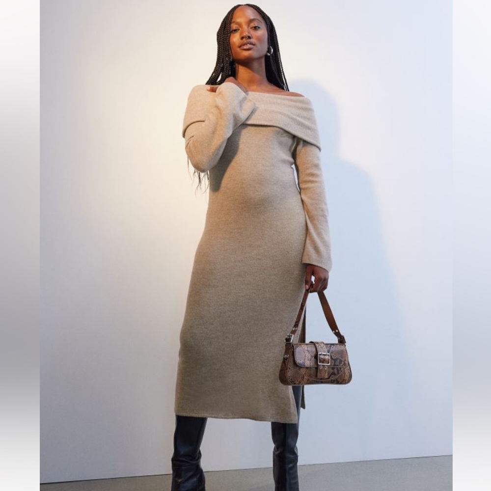 off the shoulder dress